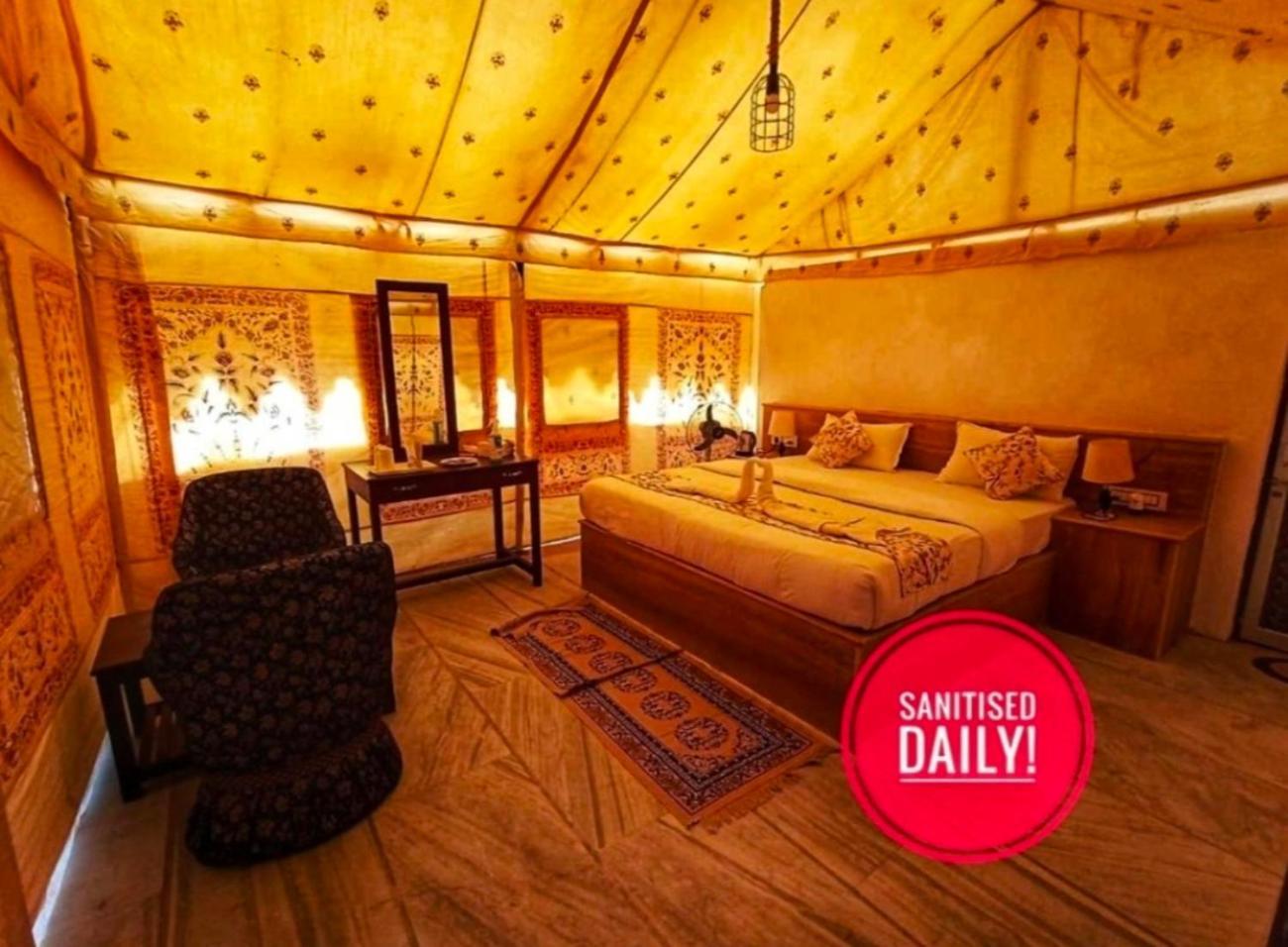 The Saffron Desert Camp Jaisalmer Exterior foto