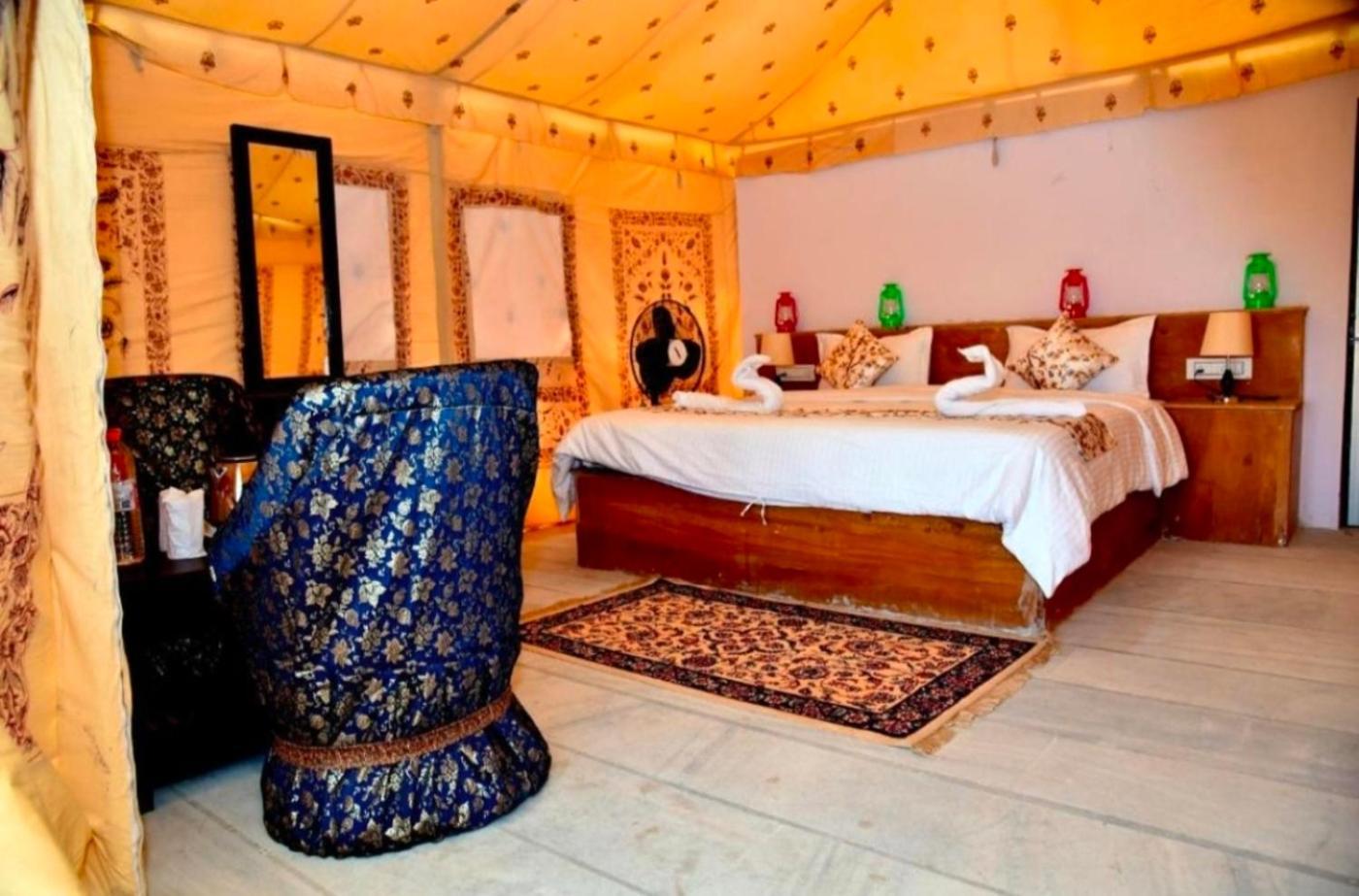 The Saffron Desert Camp Jaisalmer Exterior foto